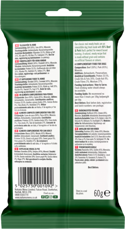 Natures Menu Original with Beef Dog Treats