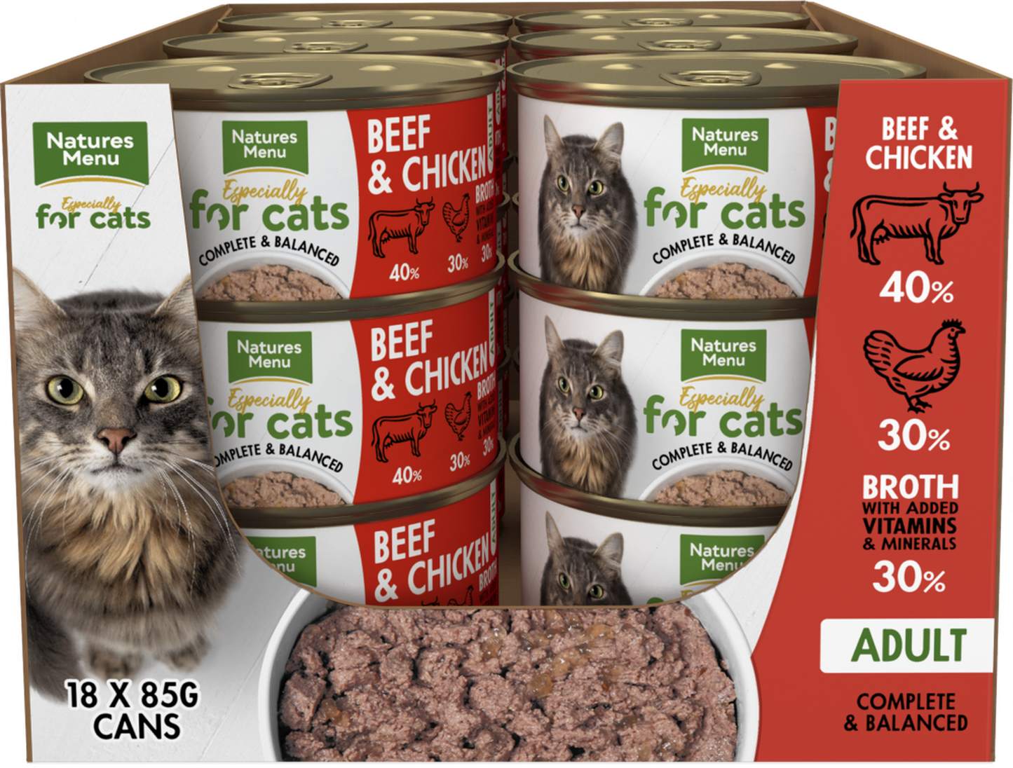 Natures Menu Especially Beef & Chicken Wet Cat Food