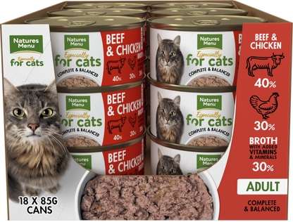 Natures Menu Especially Beef & Chicken Wet Cat Food