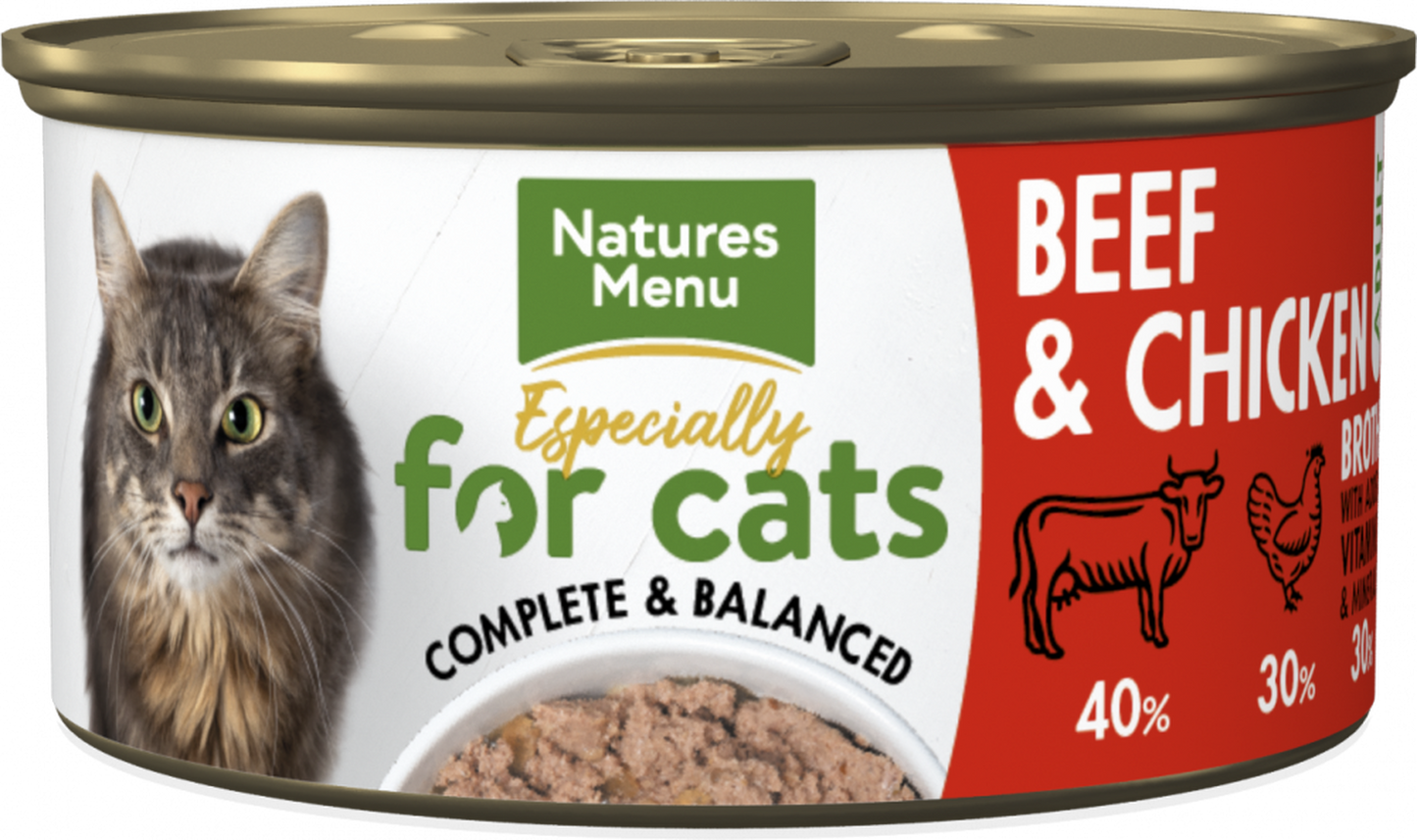 Natures Menu Especially Beef & Chicken Wet Cat Food