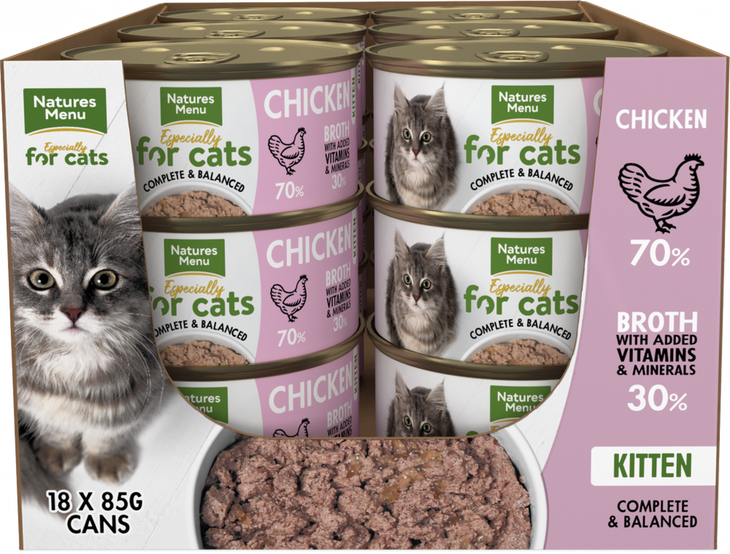 Natures Menu Especially Chicken for Kittens Wet Cat Food