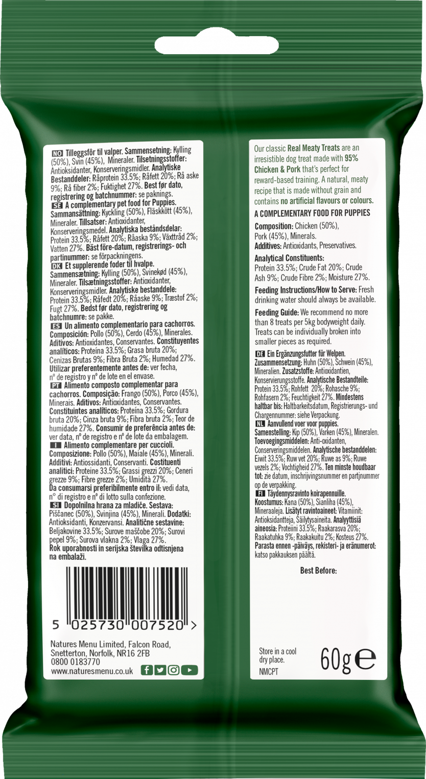 Natures Menu Original with Chicken Puppy Dog Treats