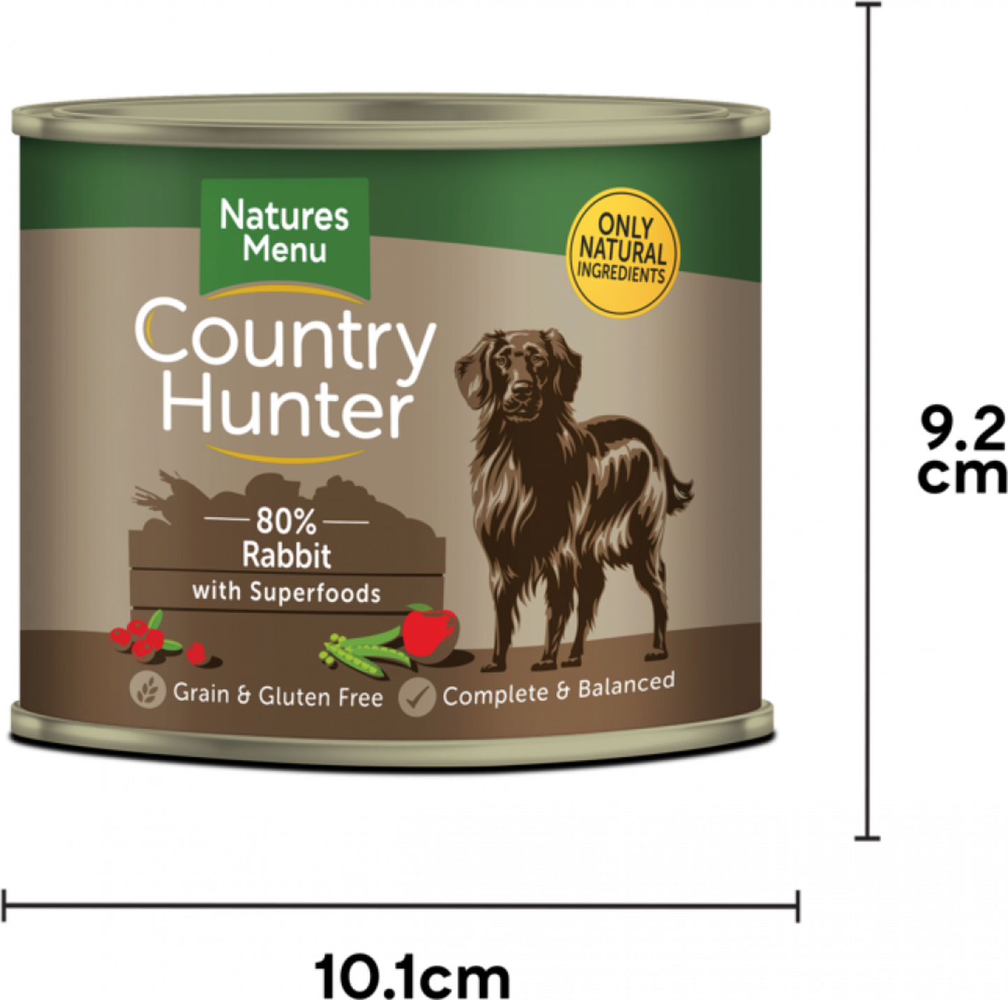Natures Menu Country Hunter Rabbit with Superfoods Wet Dog Food