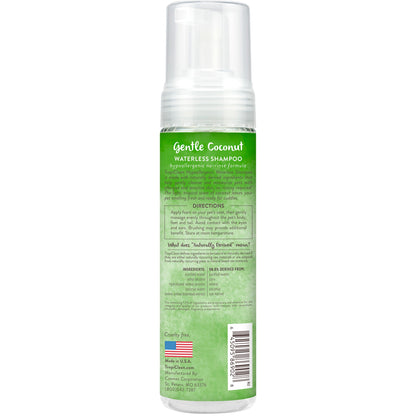 TropiClean Gentle Coconut Hypoallergenic Waterless Shampoo for Pets 220ml