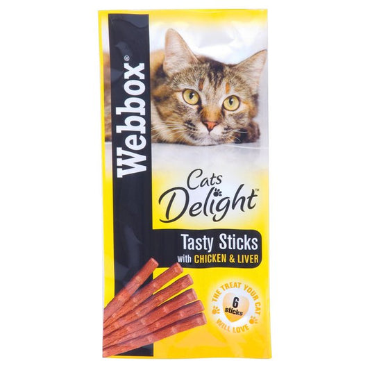 Webbox Cats Delight Cat Treats 6 sticks