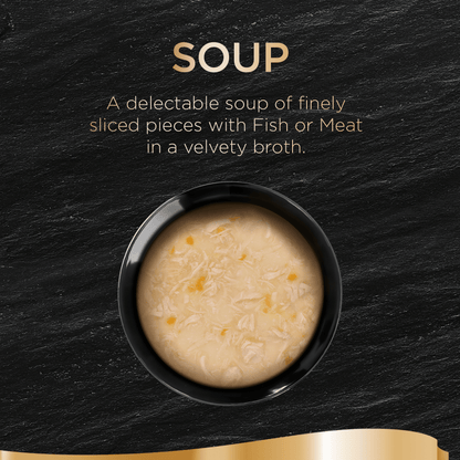 Sheba Classic Soups with Chicken Fillets Wet Cat Food 4 x 40g