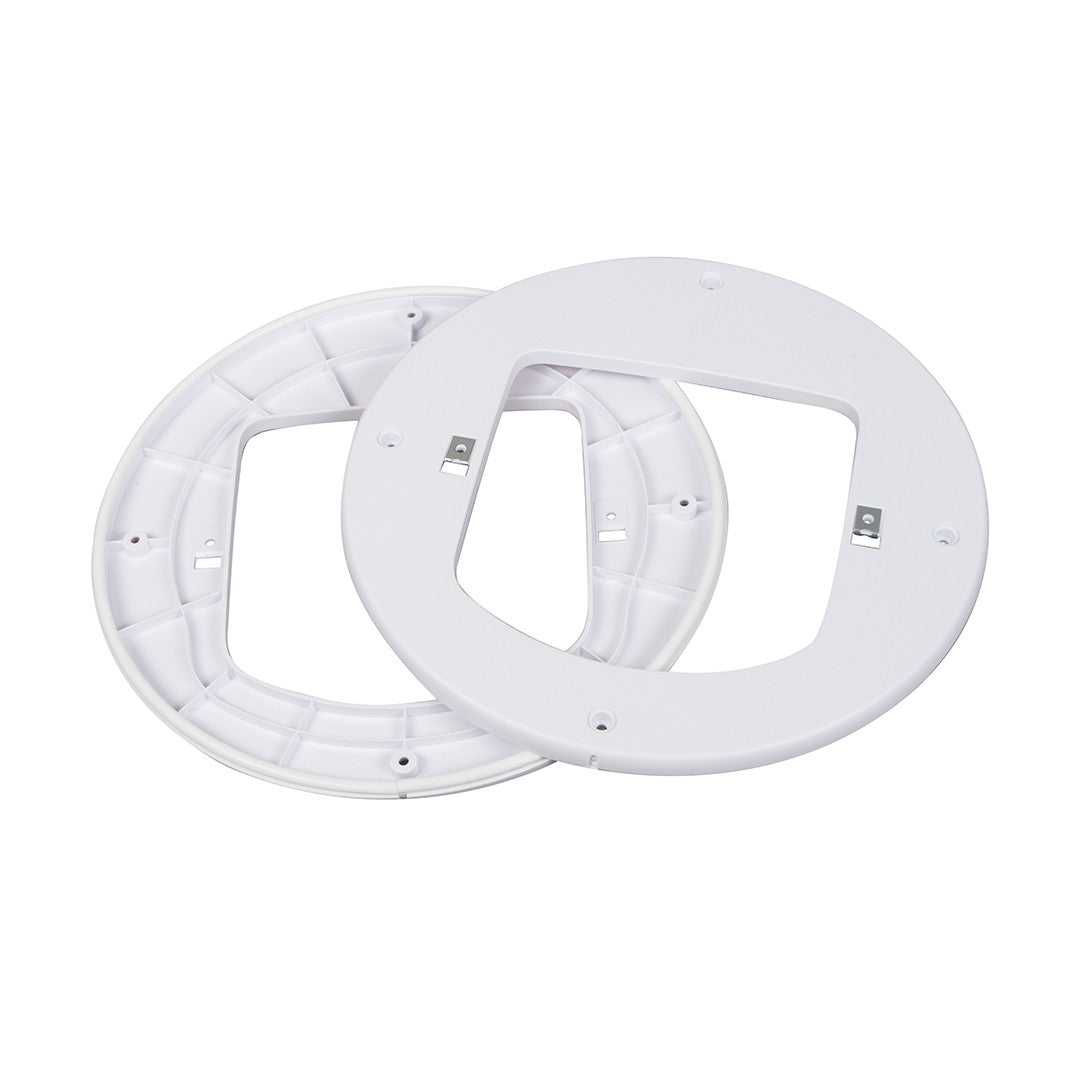Petsafe Installation Adaptor for Microchip & Manual-Locking Cat Flap White