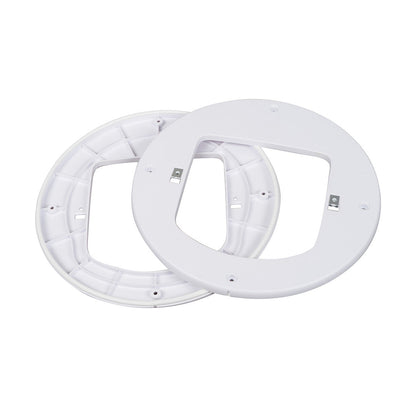 Petsafe Installation Adaptor for Microchip & Manual-Locking Cat Flap White