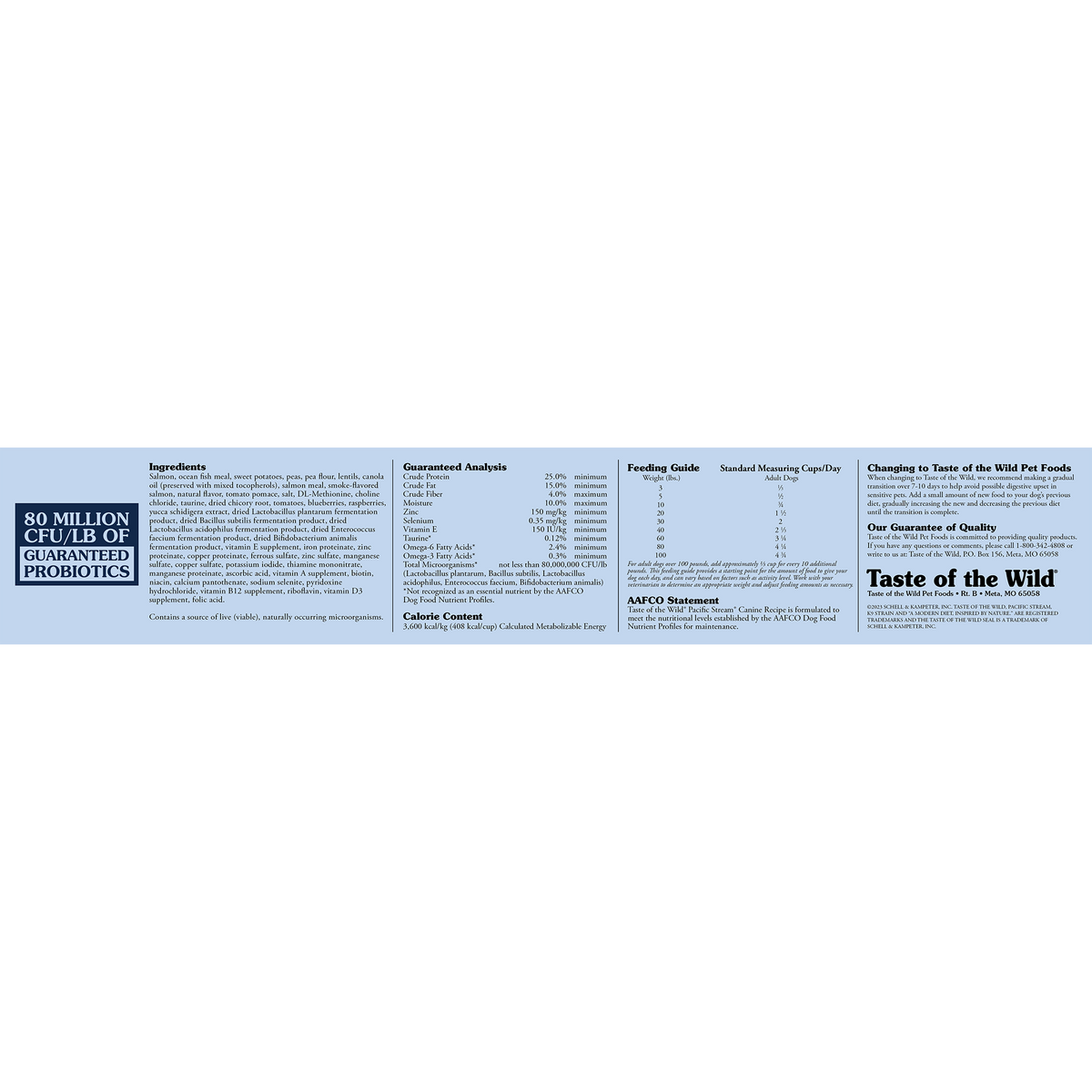 Taste of The Wild Pacific Stream Recipe with Smoke-Flavored Salmon Dry Dog Food 12.2kg