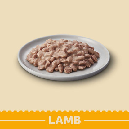 James Wellbeloved Grain Free Adult Lamb Wet Cat Food in Gravy 12 x 85g
