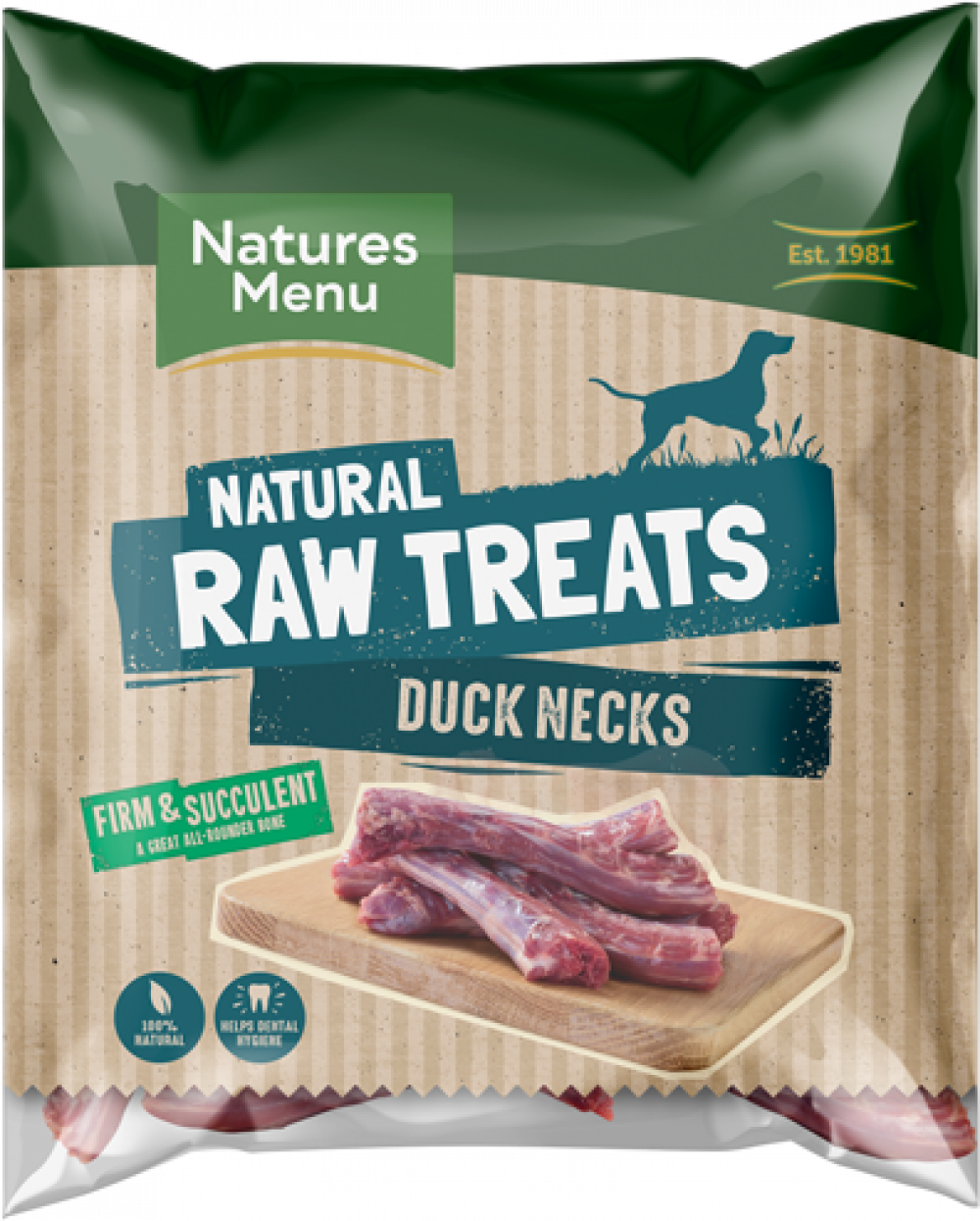 Natures Menu Raw Chews Duck Necks 500g