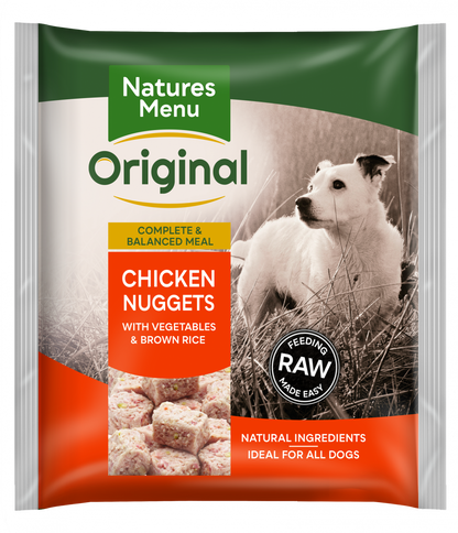 Natures Menu Raw Dog Food Original Nuggets Chicken 1kg