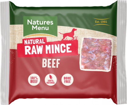 Natures Menu Just Beef Mince Dog Food 400g