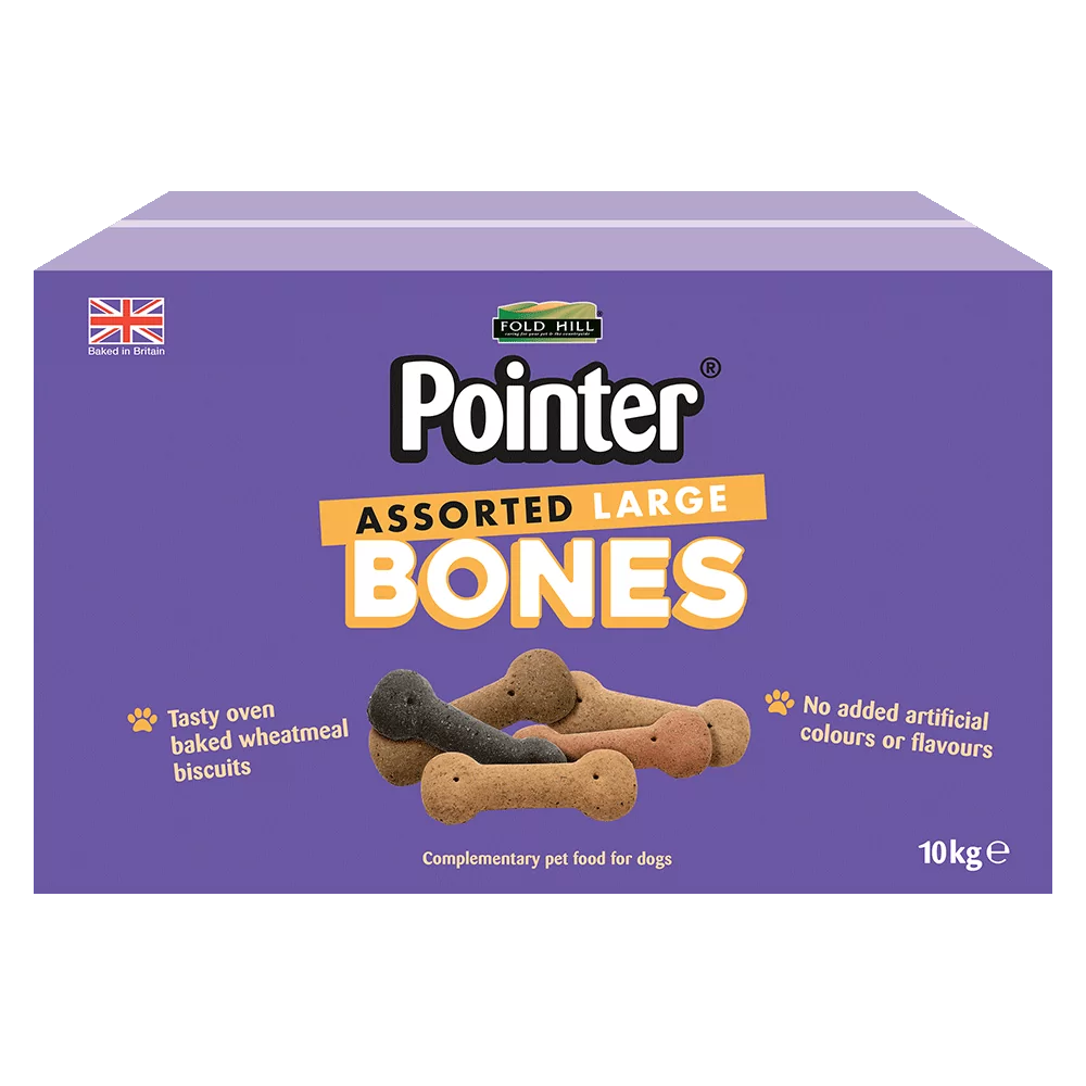 Pointer Assorted Large Bones Dog Treats 10kg