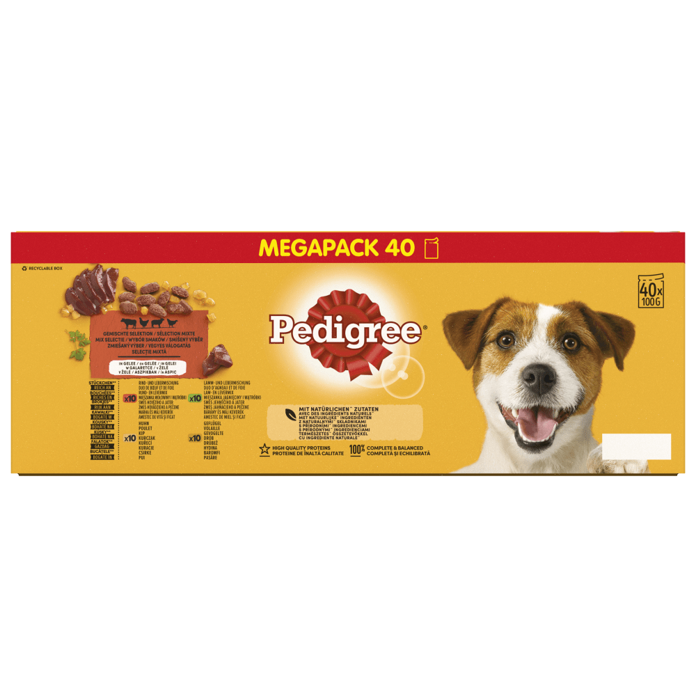 Pedigree Mixed Selection in Jelly Adult Wet Dog Food