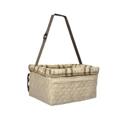 Petsafe Happy Ride Quilted Booster Seat Tan