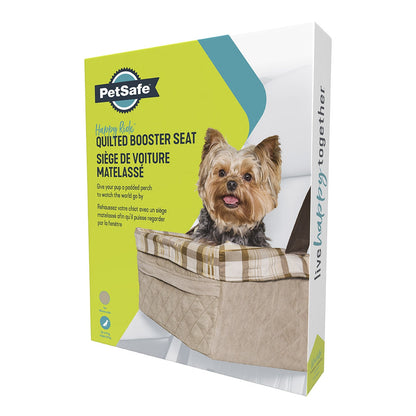 Petsafe Happy Ride Quilted Booster Seat Tan