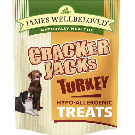 James Wellbeloved Crackerjacks Turkey & Rice Dog Treats