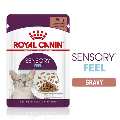 Royal Canin Adult Sensory Feel Morsels In Gravy Wet Cat Food