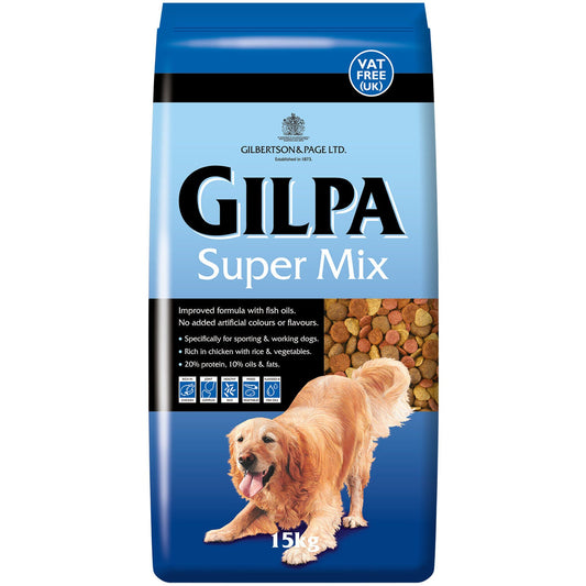 Gilpa Super Mix Dry Dog Food 15kg