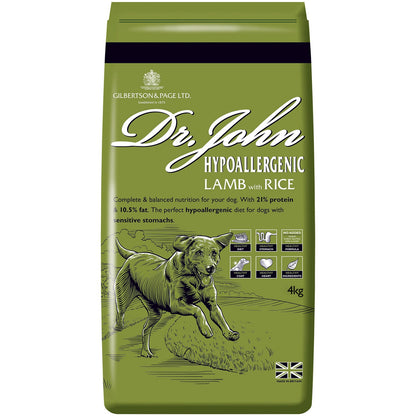 Dr John Hypoallergenic Lamb with Rice Dry Dog Food