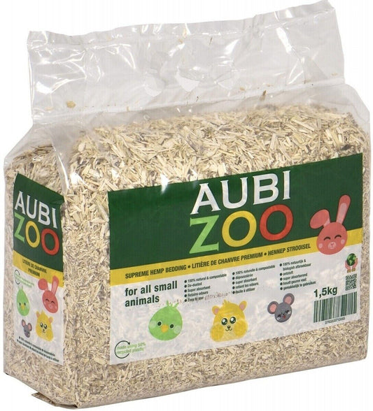 Aubizoo Supreme Hemp Bedding for Pets 1.5kg