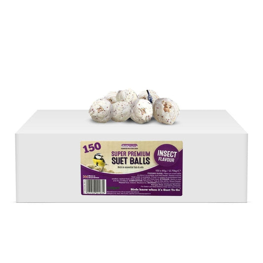 Suet To Go Super Premium Insect Flavour Suet Balls Bird Food 150 x 85g