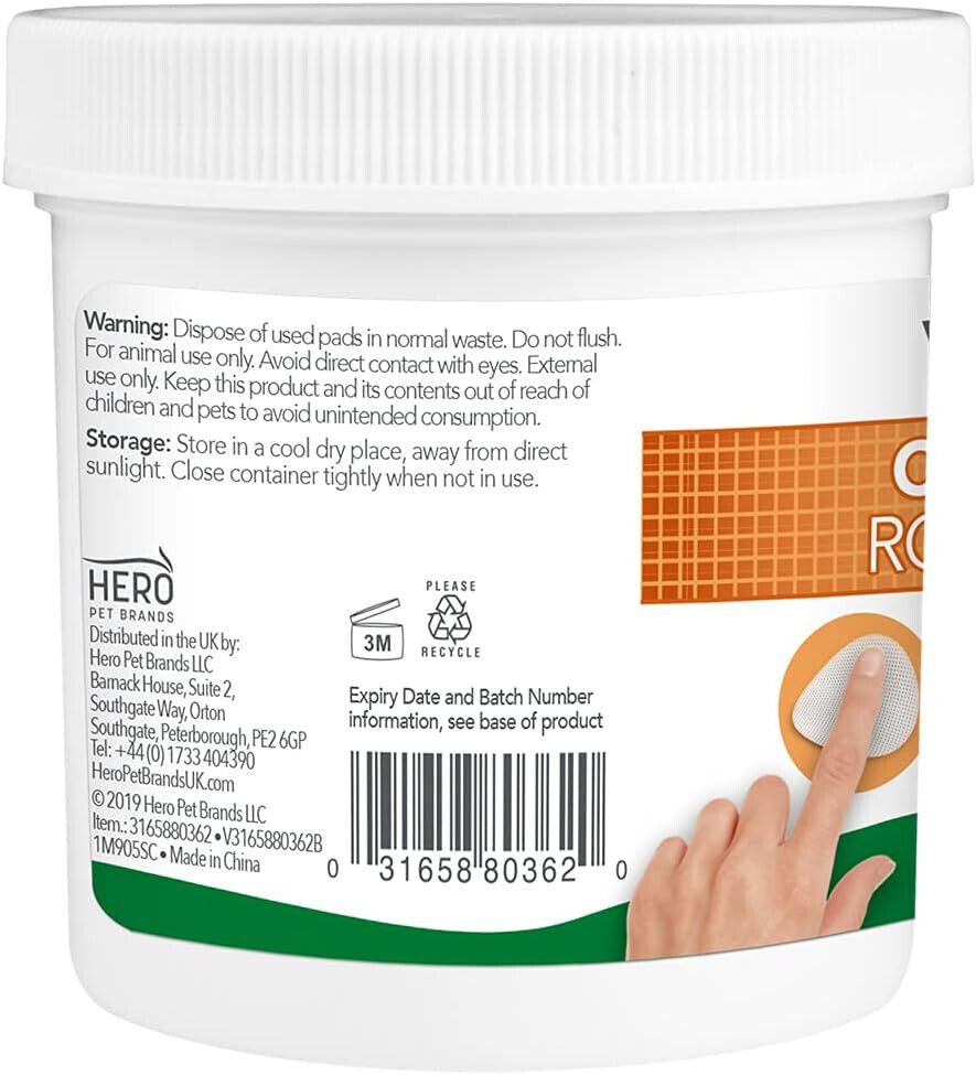 Vet's Best Clean Eye Round Pads for Dogs & Cats 100 Pads