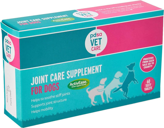 PDSA Vet Joint Care Supplement for Dogs 60 Tablets