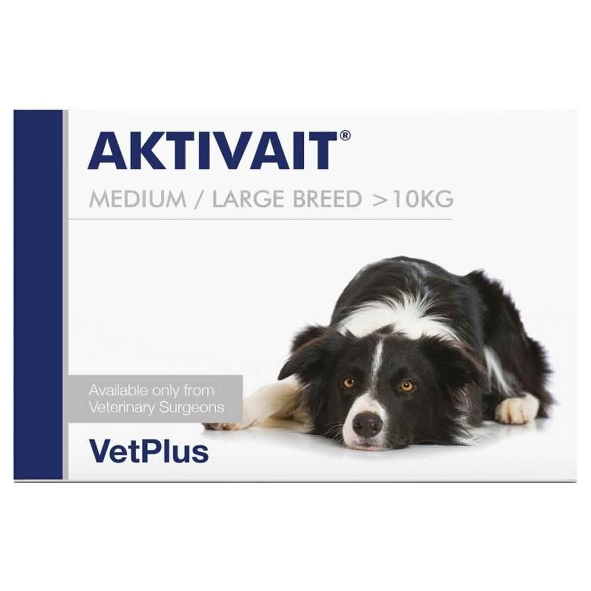 VetPlus Aktivait for Brain Function for Medium and Large Dogs >10kg 60 Capsules