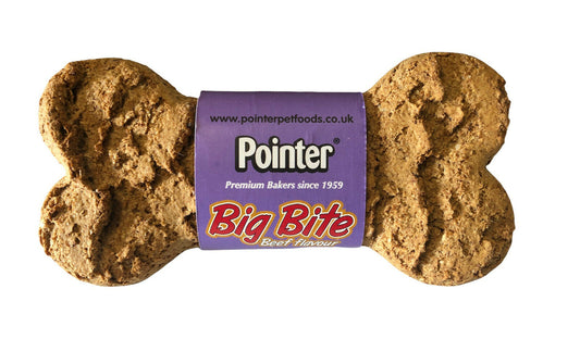 Pointer Big Bite Beef Dog Treats 100g