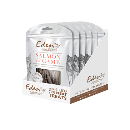 Eden Salmon and Game Treat for Dogs and Cats All Life Stages - 100g