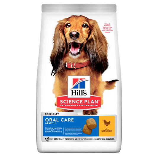 Hill's Science Plan Adult Oral Care with Chicken Dry Dog Food 2kg