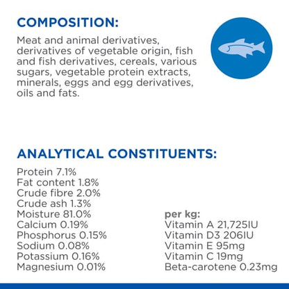 Hill's Science Plan Cat Adult Chicken Beef & Ocean Fish Wet Cat Food 12 x 85g