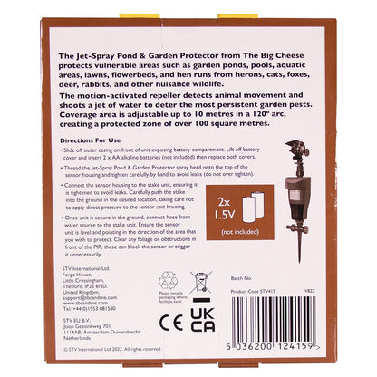 The Big Cheese Jet-Spray Pond & Garden Protector