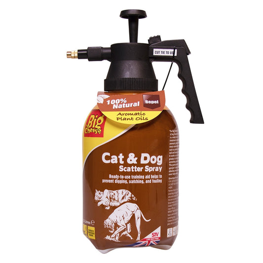 The Big Cheese Cat & Dog Scatter Spray Pressure Sprayer 1.5L
