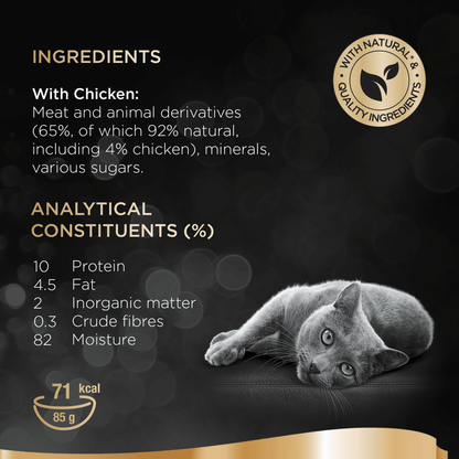 Sheba Classics in Terrine with Chicken Wet Cat Food 85g