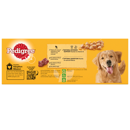 Pedigree Chunks in Jelly Mixed Selection Adult Wet Dog Food 12 x 385g