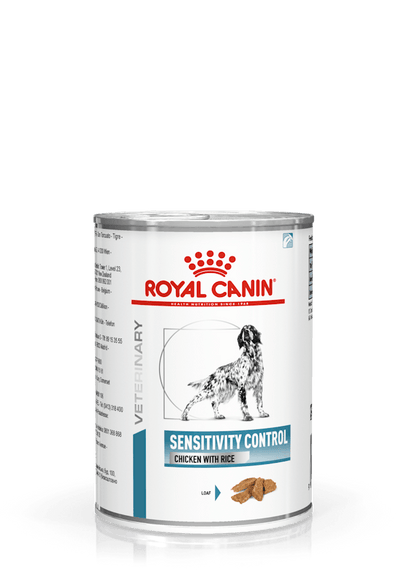 Royal Canin Sensitivity Control Chicken with Rice Loaf Wet Dog Food 410g