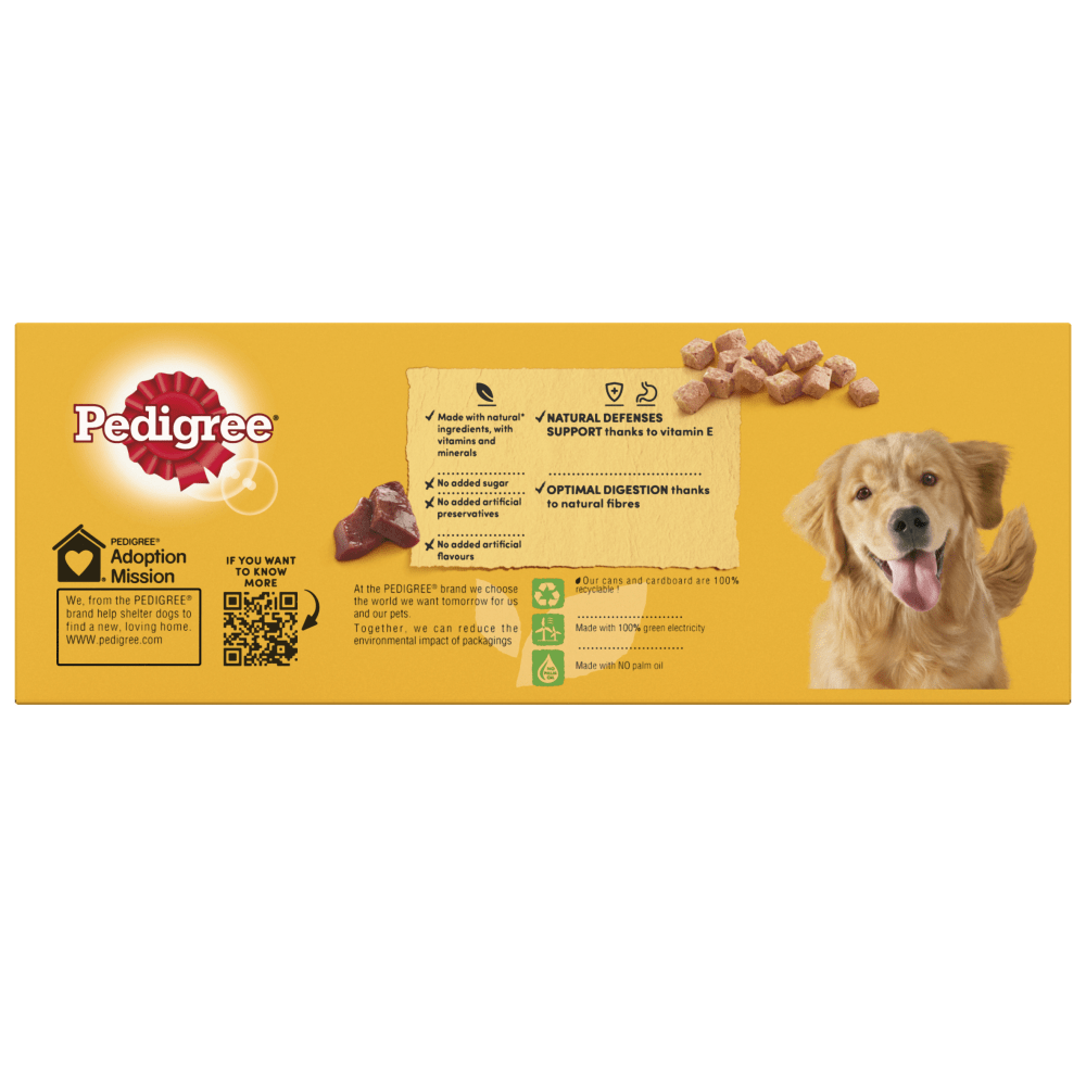 Pedigree Chunks in Loaf Adult Wet Dog Food 12 x 400g
