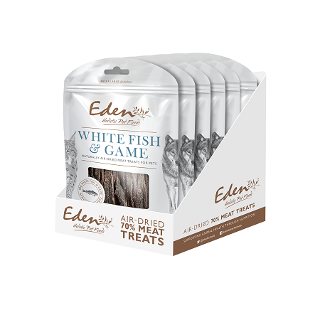 Eden White Fish and Game Treat for Dogs and Cats All Life Stages - 100g