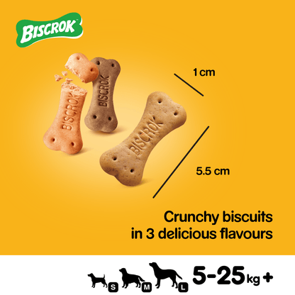 Pedigree Biscrok Biscuits Multi Mix Dog Treats 500g