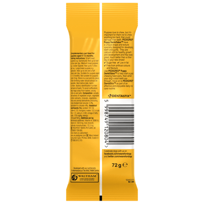 Pedigree Dentatubos Puppy Treats 3 sticks