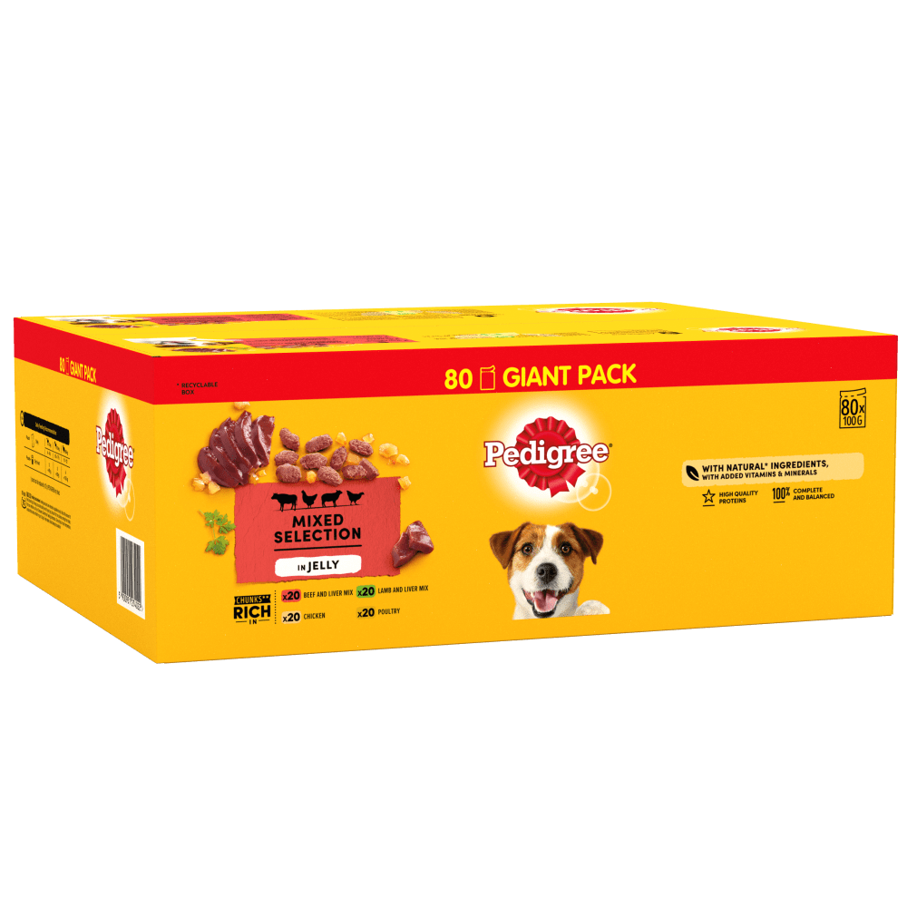 Pedigree Mixed Selection in Jelly Adult Wet Dog Food