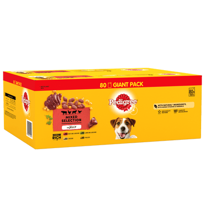 Pedigree Mixed Selection in Jelly Adult Wet Dog Food