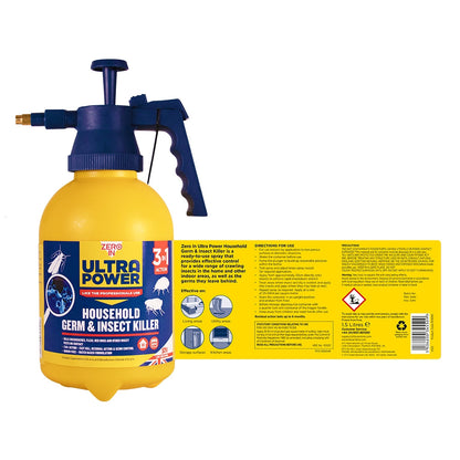 Zero In Household Germ & Insect Killer Pressure Sprayer 1.5L