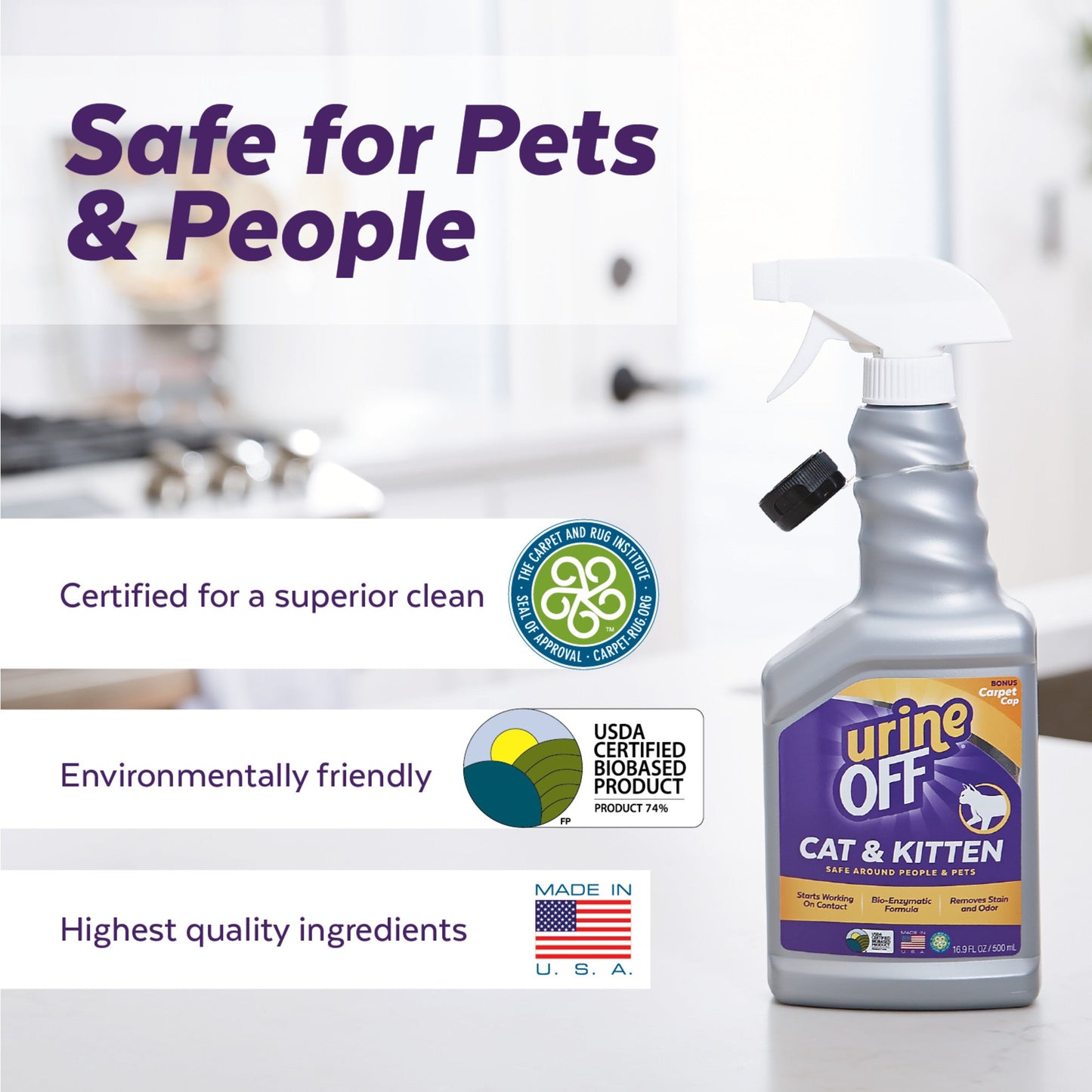 Urine Off Cat and Kitten Formula Spray 500ml